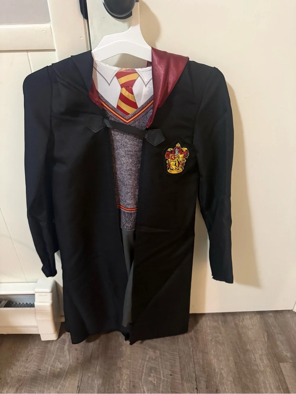 Harry Potter Gryffindor Wizard Costume Robe with attached dress 7/8